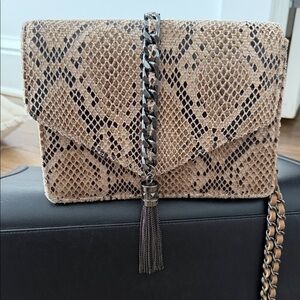 Python crossbody / clutch / shoulder bag